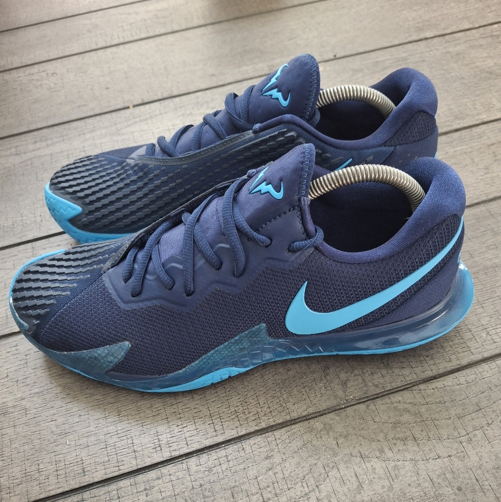 Nike Zoom Vapor Cage 4 Rafa "Blue Void" Mens 9.5 Tennis Shoes Nadal NWOB